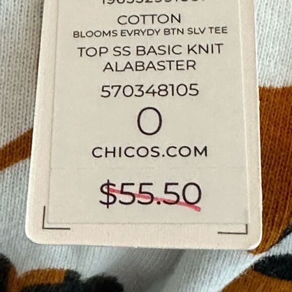 Chico’s Top Size 0 - Picture 10 of 10